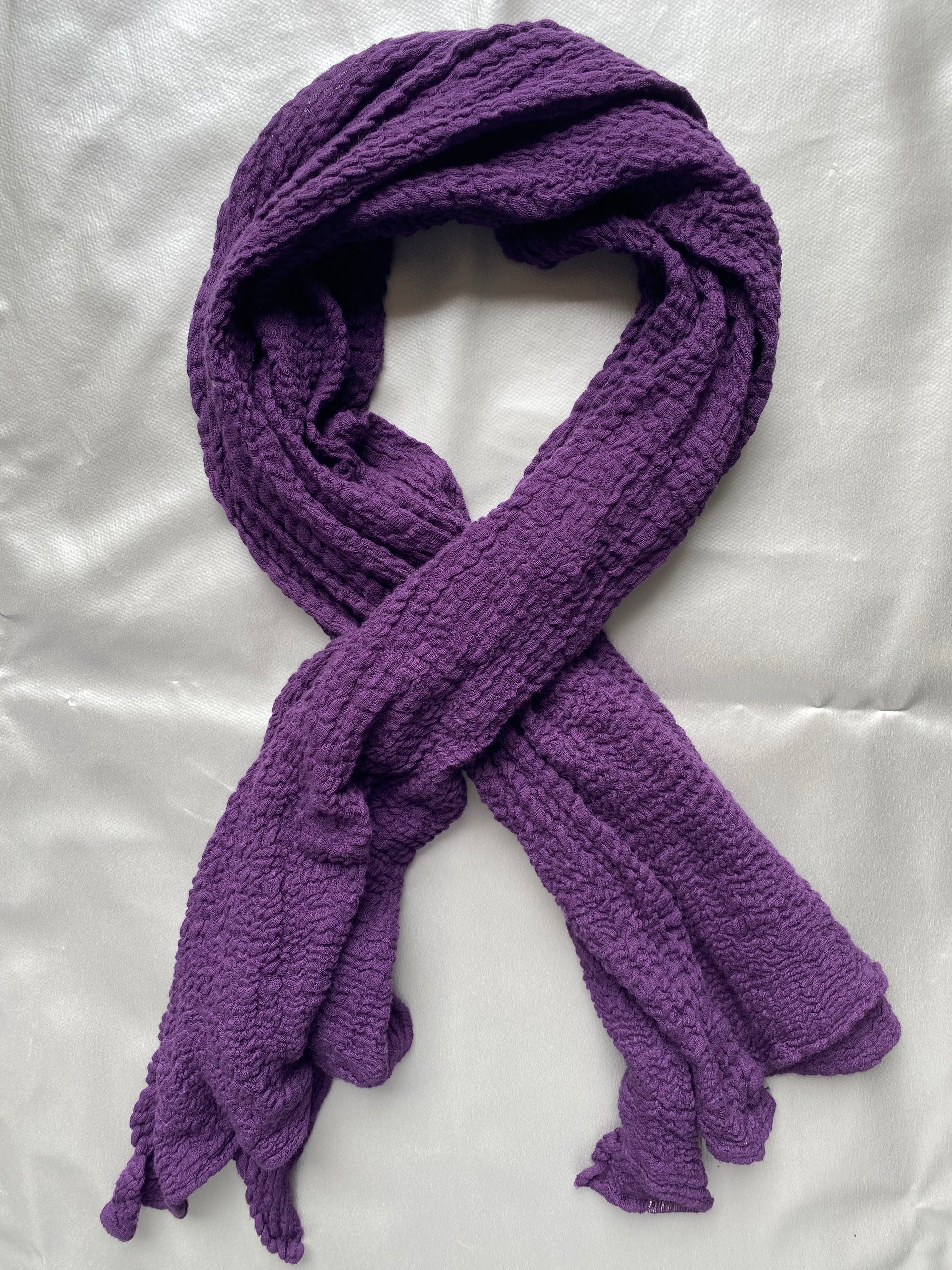 GABI ガビ　SHASH headscarf / Densa Purple SHASH headscarf – GABI fabrics